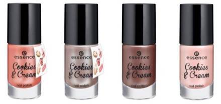 Essence Cookies and Cream LE giveaway polishes